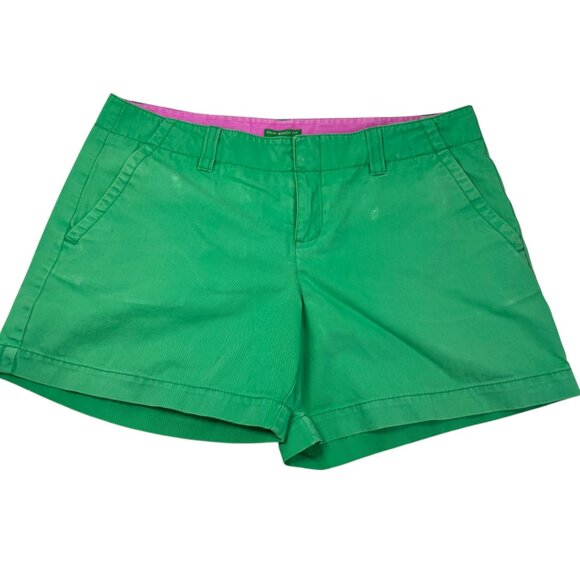 Lilly Pulitzer Palm Beach Fit Shorts Women’s Size 8 Green Chino Shorts - Picture 1 of 6